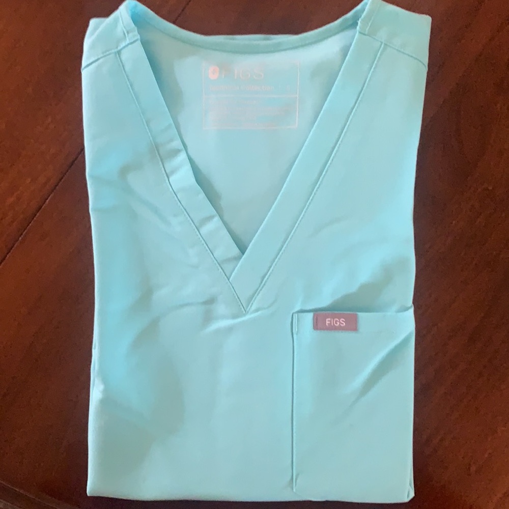 FIGS Fresh Aqua Scrub Set size Small